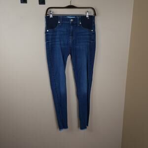 7 For All Mankind Secret Fit Belly B(AIR) Ankle Skinny Maternity Jeans 26